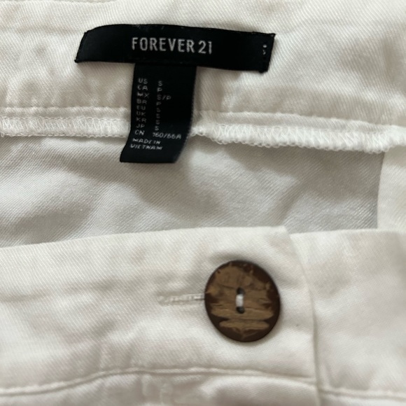 Forever 21 White‎ Button Up Mini Skirt - Picture 2 of 11